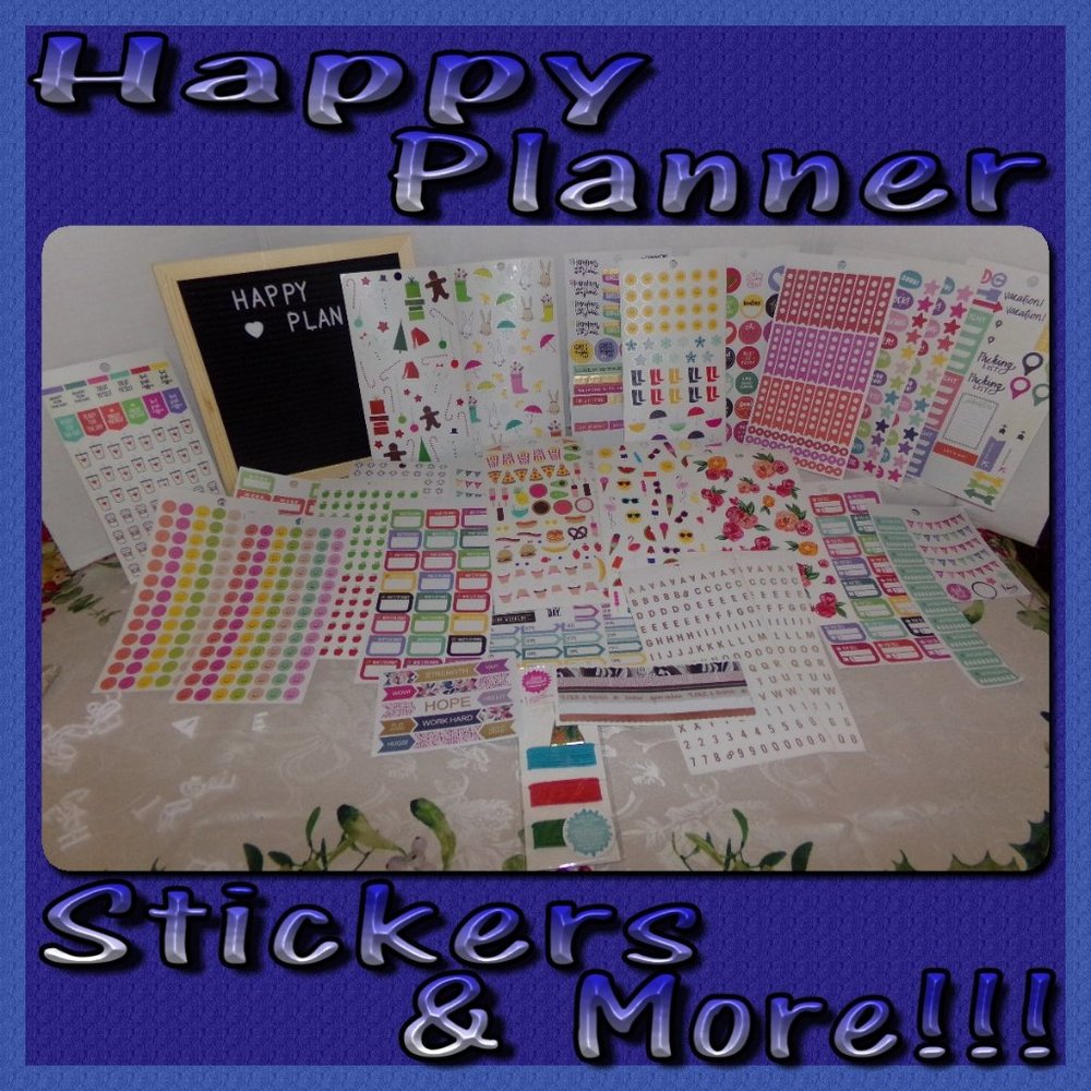 De-Stash of Happy Planner & More! {L35}